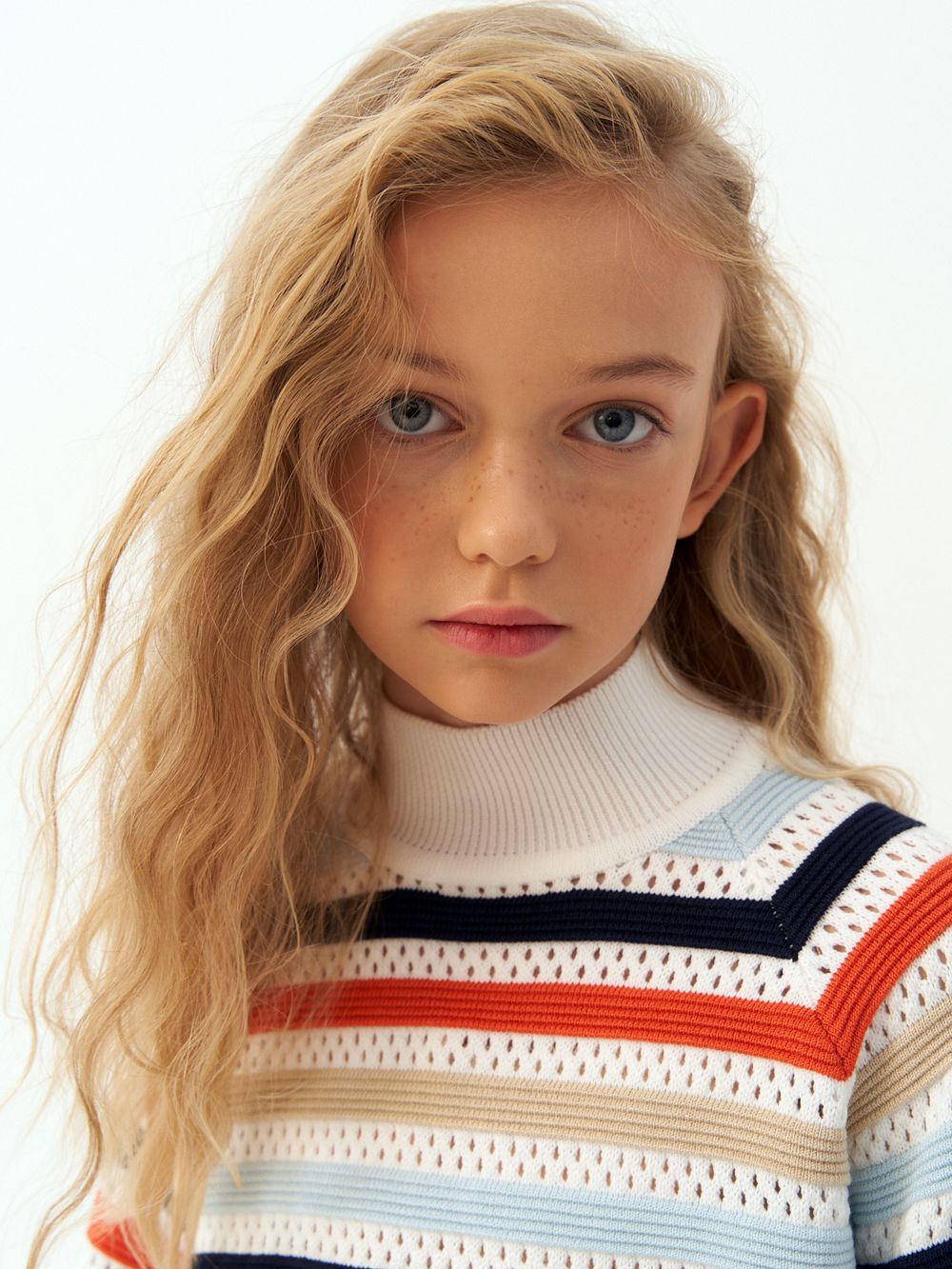 Джемпер для девочки AT1215 мультиколлор