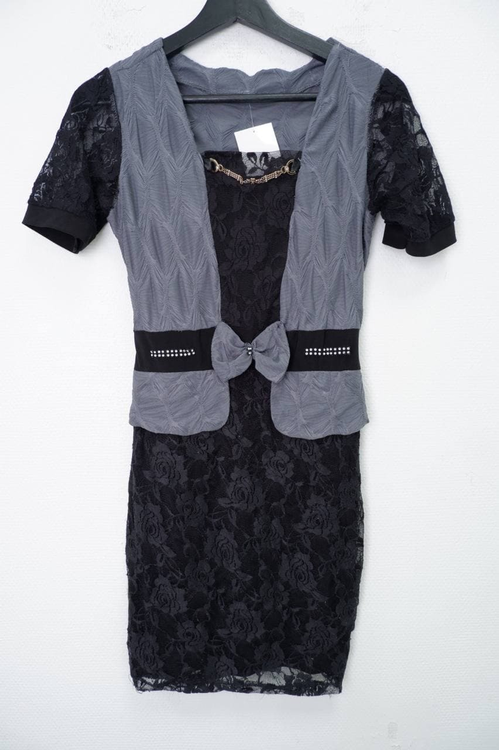 Платье комбинированное 40 размер