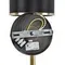8406/1W MODERNI LN26 000 античная бронза/черный металл/текстиль Бра Е14 40W 220V DEMETRA