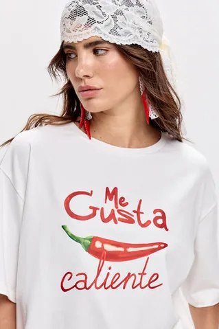 Футболка с принтом 