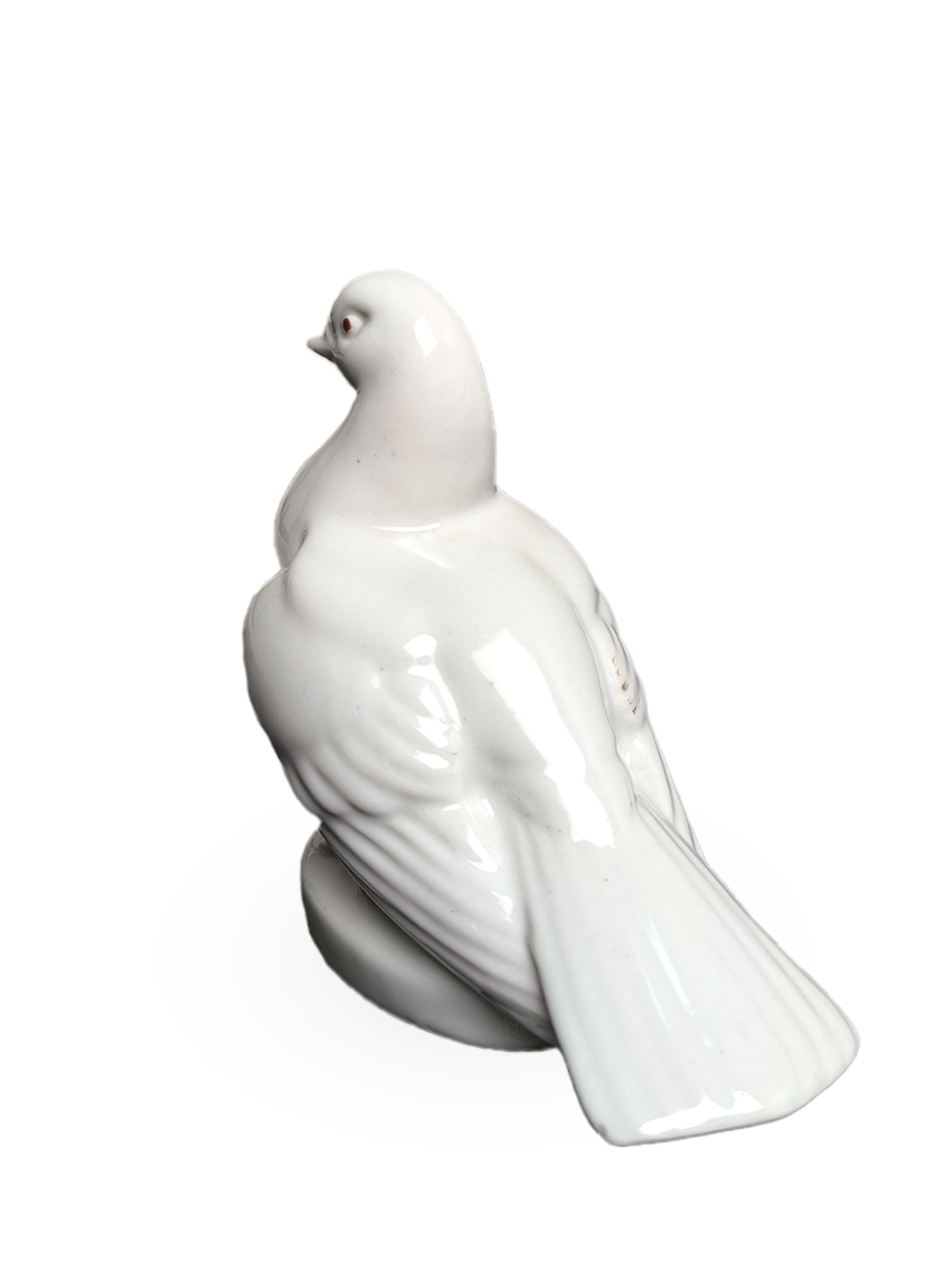 Фарфоровая статуэтка "Голубь" Гжель