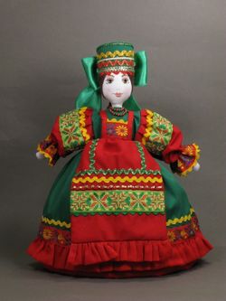 Текстильная Кукла-Грелка на чайник