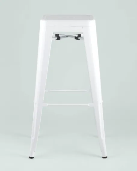 Стул барный TOLIX белый глянцевый