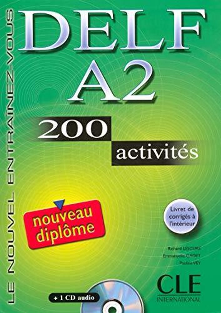 DELF A2,200 ACTIVITES liv+cor+transcr+CD