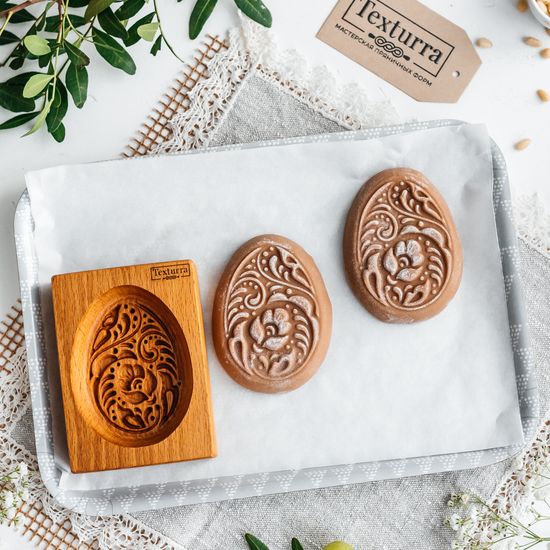 Пряничная форма Гжель яйцо