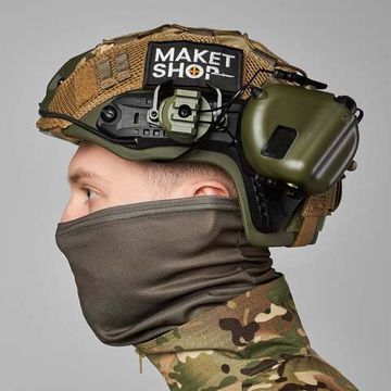 Крепление на шлем для тактических наушников / Адаптеры для наушников, olive