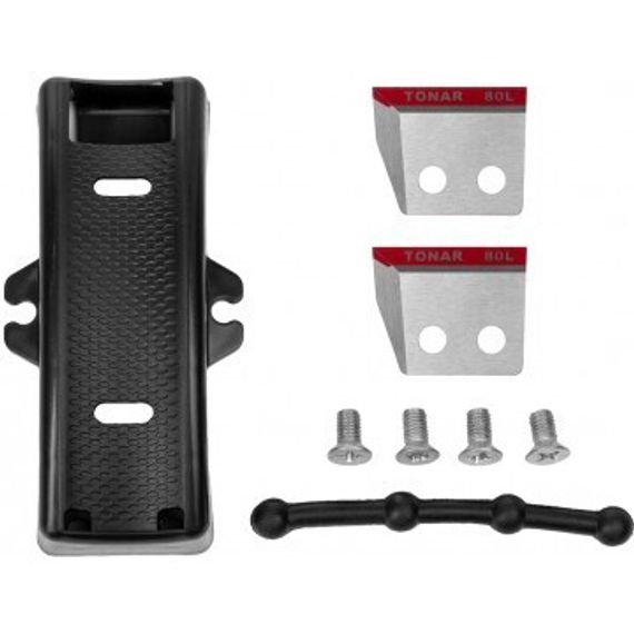 Ледобур ЛР-080 Спорт левое вращение, цельнотянутый шнек (LS-80LD-1) Тонар