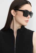 Спортивные очки 100% RENSHAW - Gloss Black - Grey Green Lens - OS