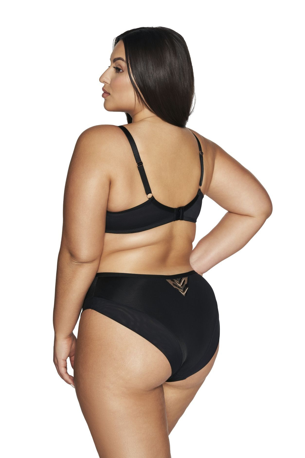 Бюстгальтер-бралетт Goddess с +size чашкой (Размер: 105D) (Цвет: черный)