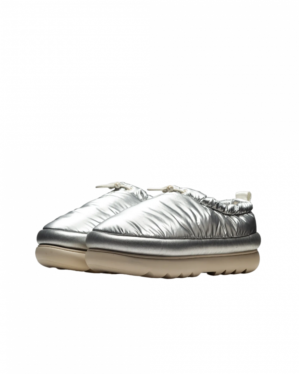 UGG MAXI HERITAGE BRAID CLOG SILVER