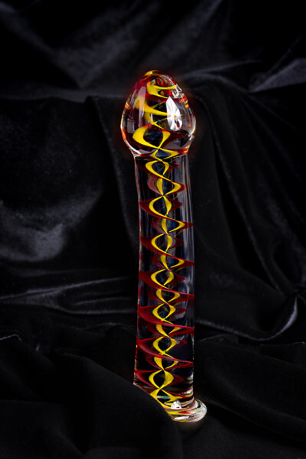 Нереалистичный фаллоимитатор Sexus Glass, 17,4 см