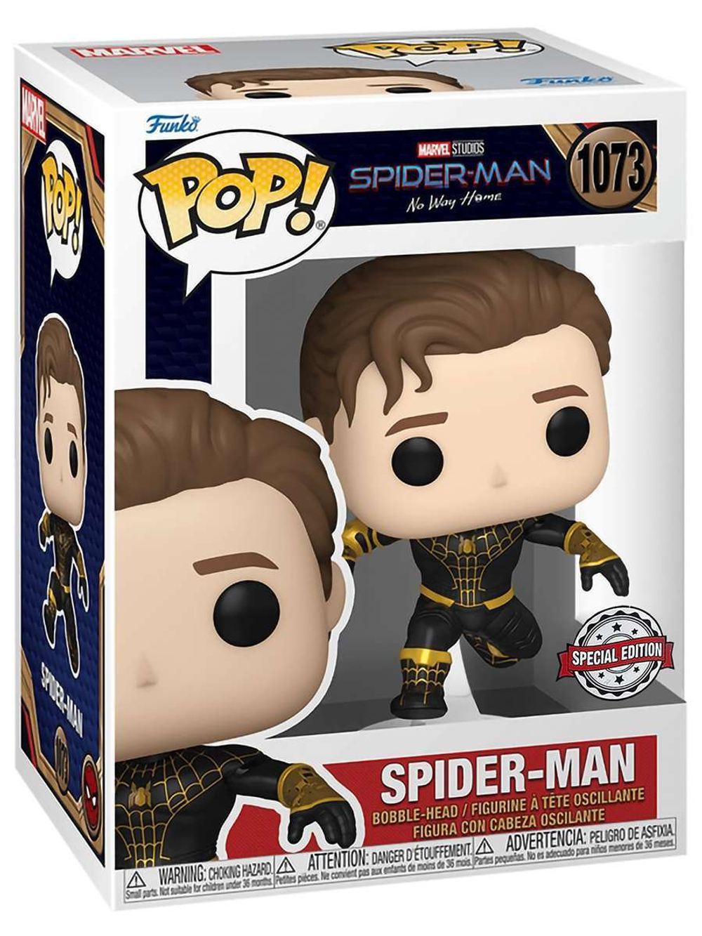 Фигурка Funko POP! Bobble Marvel Spider-Man No Way Home Spider-Man w/(GW)Chase (Exc) (1073) 65038