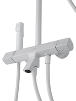 Душевая система с термостатом WONZON & WOGHAND The ONE, Белый матовый (WW-B3094-MW)