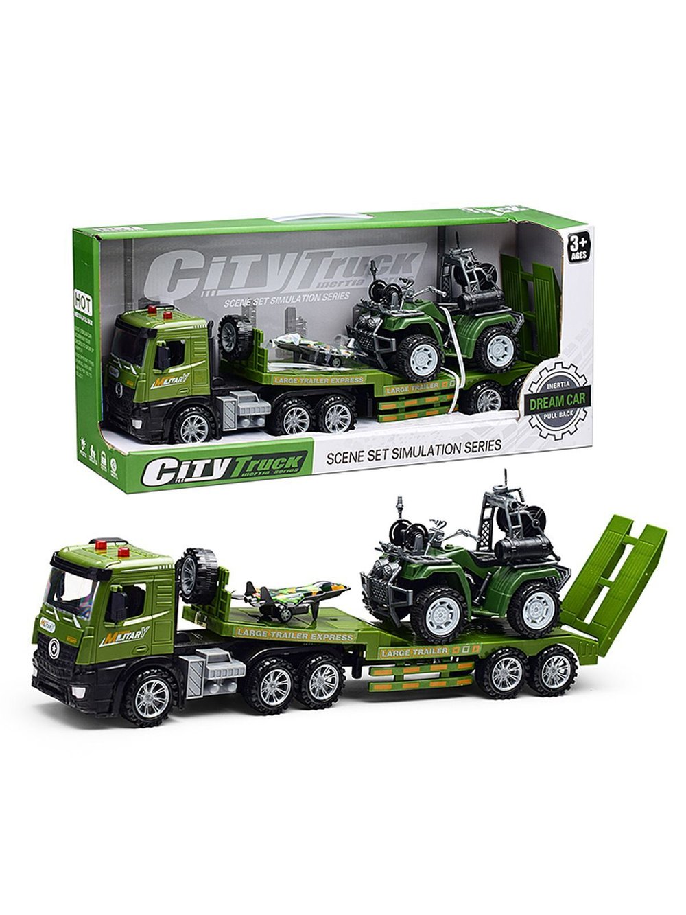 Игровой набор Автовоз с военной техникой (588B-11)