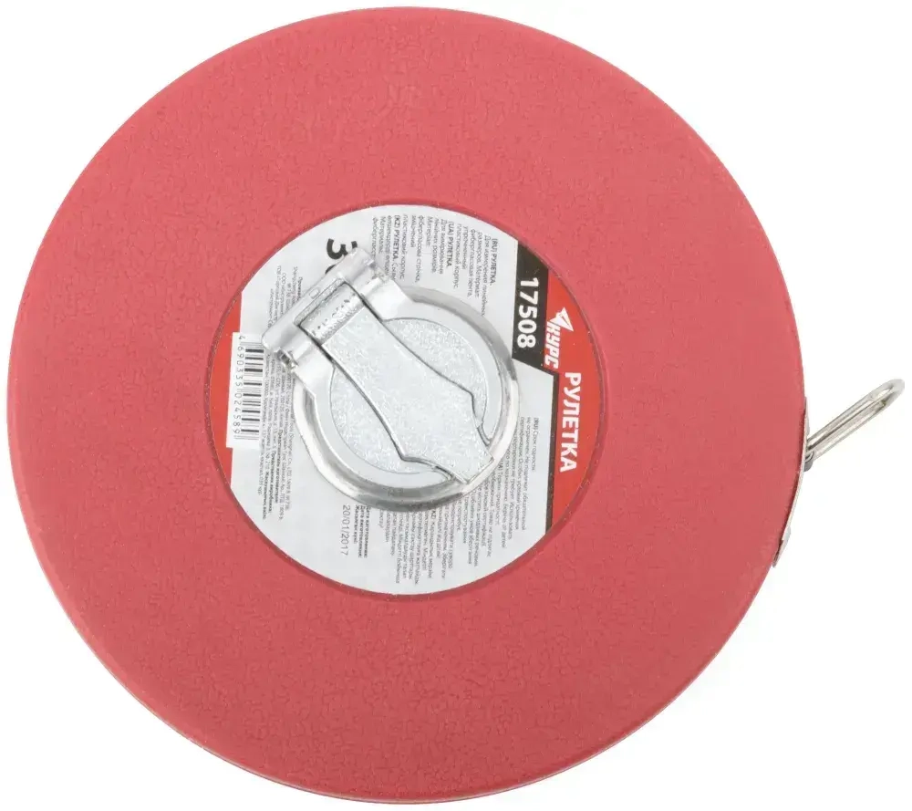 Рулетка строительная 30 м землемерная фибергласовая лента для измерения больших длин