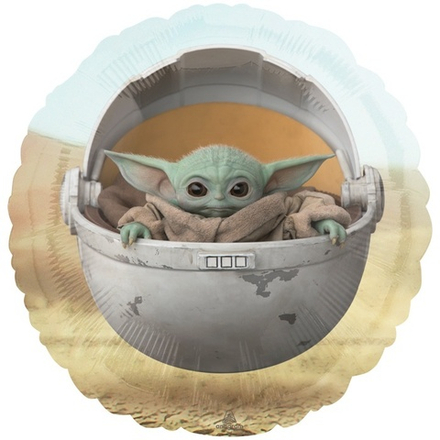 Шар Anagram круг 18" с рисунком Звёздные войны Малыш Йода #42241