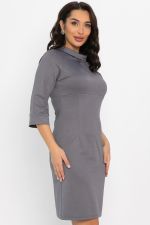 Платье трикотажное Эмми (серое) П14598-10М LT Collection