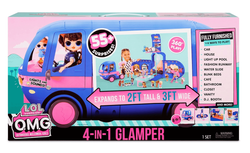 Автобус ЛОЛ Кемпер L.O.L. Surprise OMG Glamper Blue 55 сюрпризов