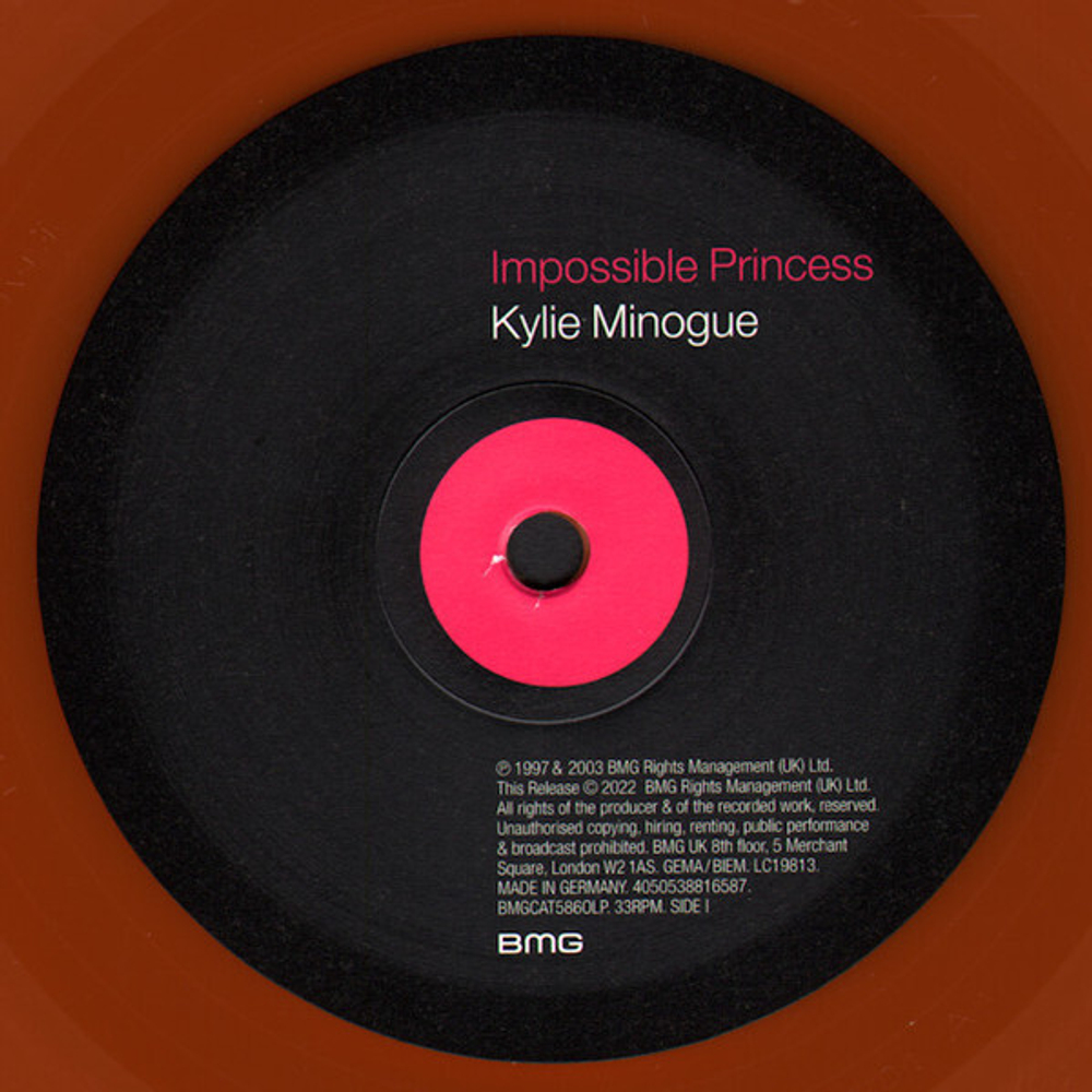 Kylie Minogue / Impossible Princess (Special Edition)(Coloured Vinyl)(LP)