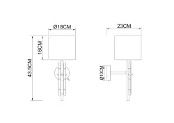 Бра Arte Lamp TAYGETA