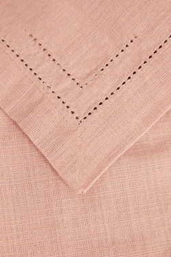 ZARA HOME АЖУРНАЯ ХЛОПКОВАЯ САЛФЕТКА (2 В УПАКОВКИ), РОЗОВЫЙ