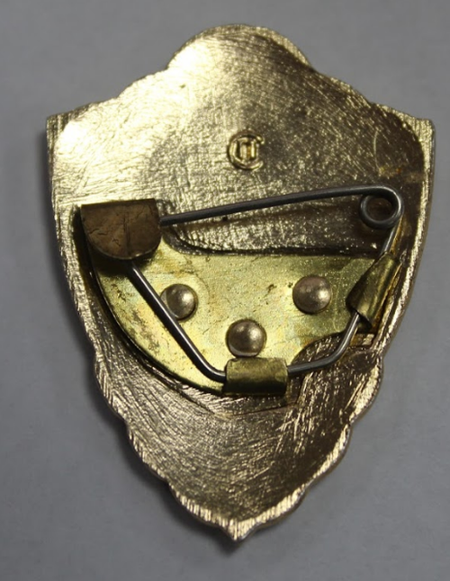 Знак 1 класс (заколка) СССР алюминий