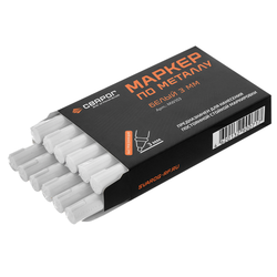 Маркер по металлу белый 3 мм. ТМ «Сварог» (MW103)