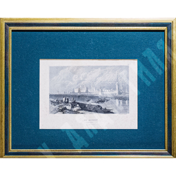 Херцер Г. и Викерс А. Вид на Московский Кремль. Старинная гравюра. XIX в.