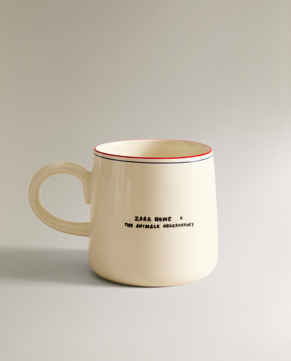 Zara Home кружка из фарфора, цвет разноцветный, 13 см