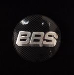 Крышка центрального отверстия BBS 56.0 мм silver/carbon (замена 09.24.281)