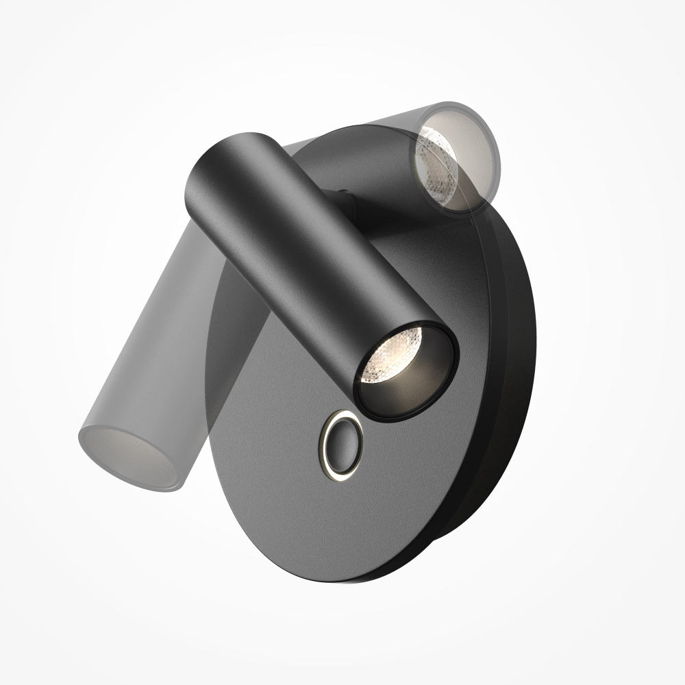 Настенный светильник (бра) Maytoni C176WL-9W-2.7-4K-B