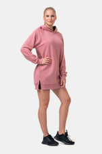 Толстовка женская Everyday HERO Long Sweatshirt with a hoodie 580 Розовая