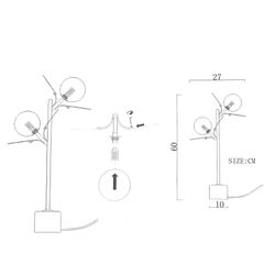 Настольная лампа Light of MATISSE TAB Multicolored
