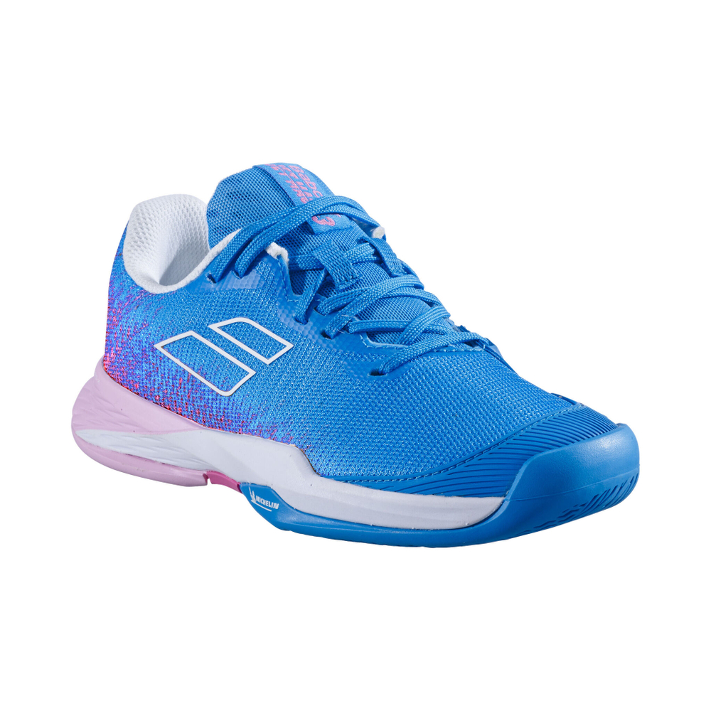 Детские теннисные кроссовки Babolat Jet Mach 3 All Court Shoe Kids - Blue, Pink