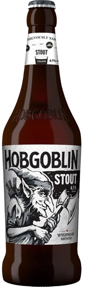 Пиво Вичвуд Брювери Хобгоблин Стаут / Wychwood Brewery Hobgoblin Stout 0.5 - стекло