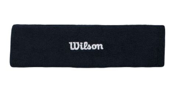 Повязка на голову теннисная Wilson Headband - черный