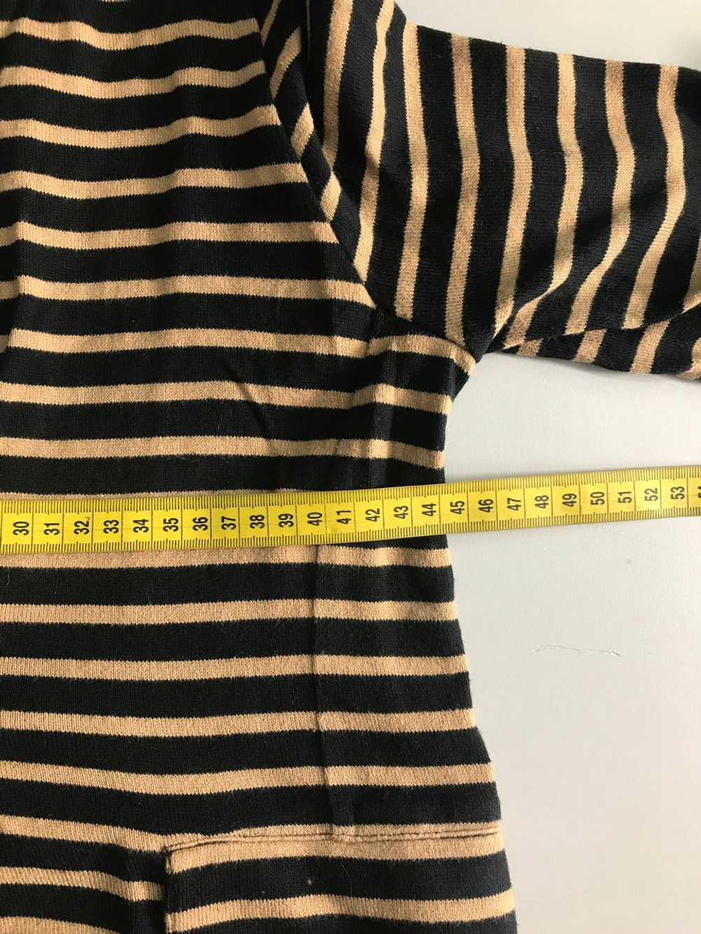 Жакет в полоску, визуально на 44 размер