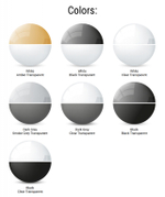 Стул пластиковый Siesta Contract Mr Bobo, белый, черный