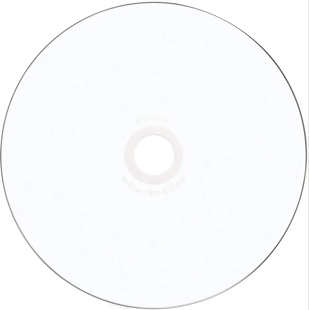 Оптический диск Verbatim BD-R 25GB 4X MDISC Lifetime archival Inkjet Printable, Slim Case, 5 шт