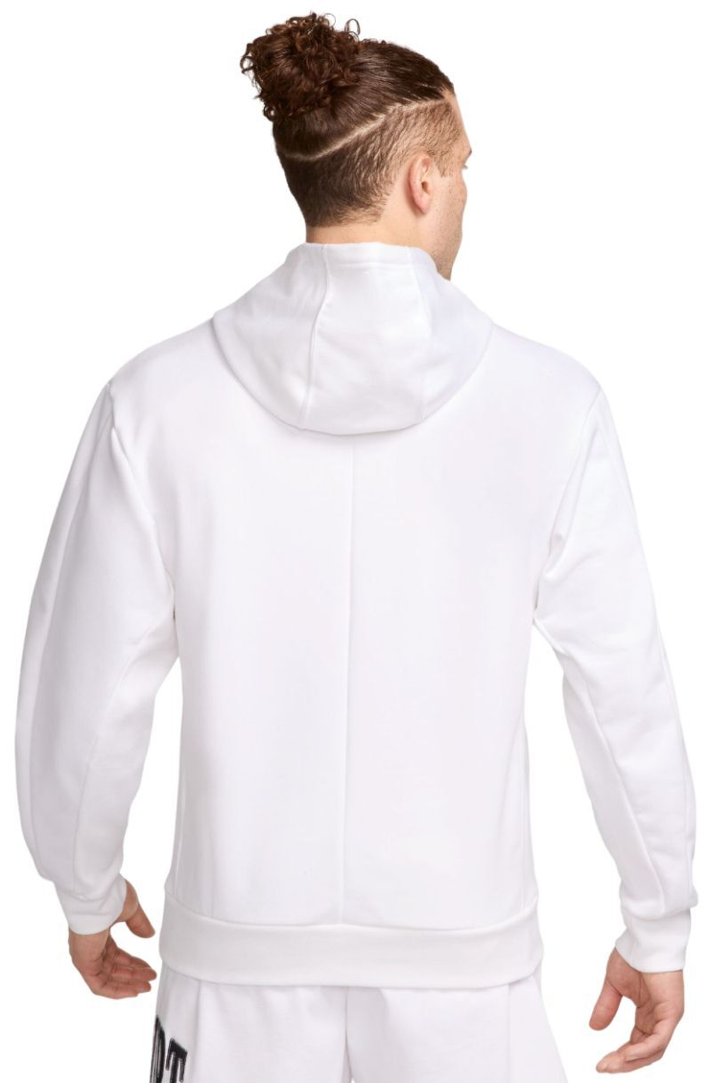 Мужская теннисная кофта Nike Heritage Court Fleece Hoodie - белый