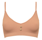 Эко-бюстгальтер в мелкий рубчик Eco-wear (Размер: M-L) (Цвет: желтый)