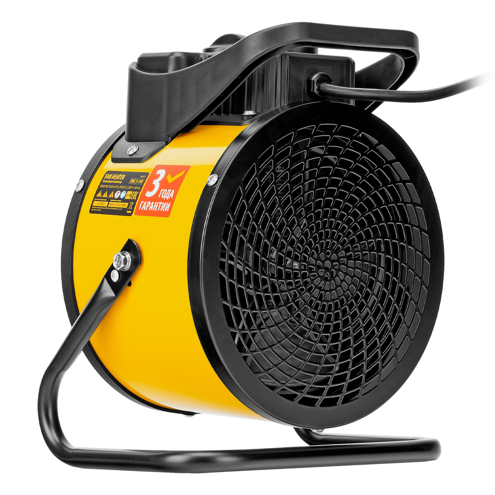 Тепловая пушка, керамический нагреватель (тепловентилятор) DHC 3-150, 230 В, 0.025/1.5/3 кВт Denzel