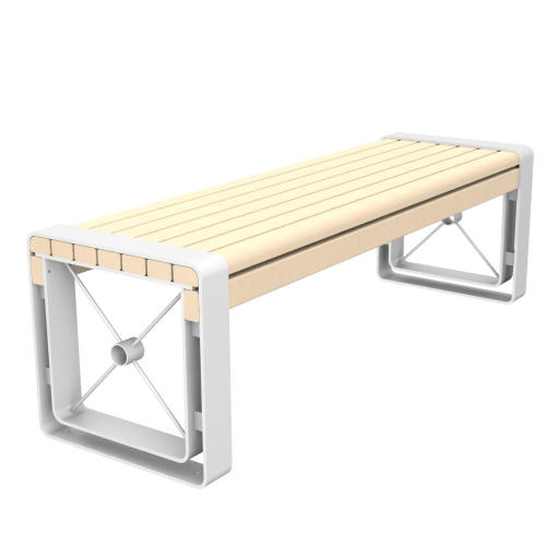 Скамья парковая PO-1510, габариты: 1500*468*460 мм., без спинки