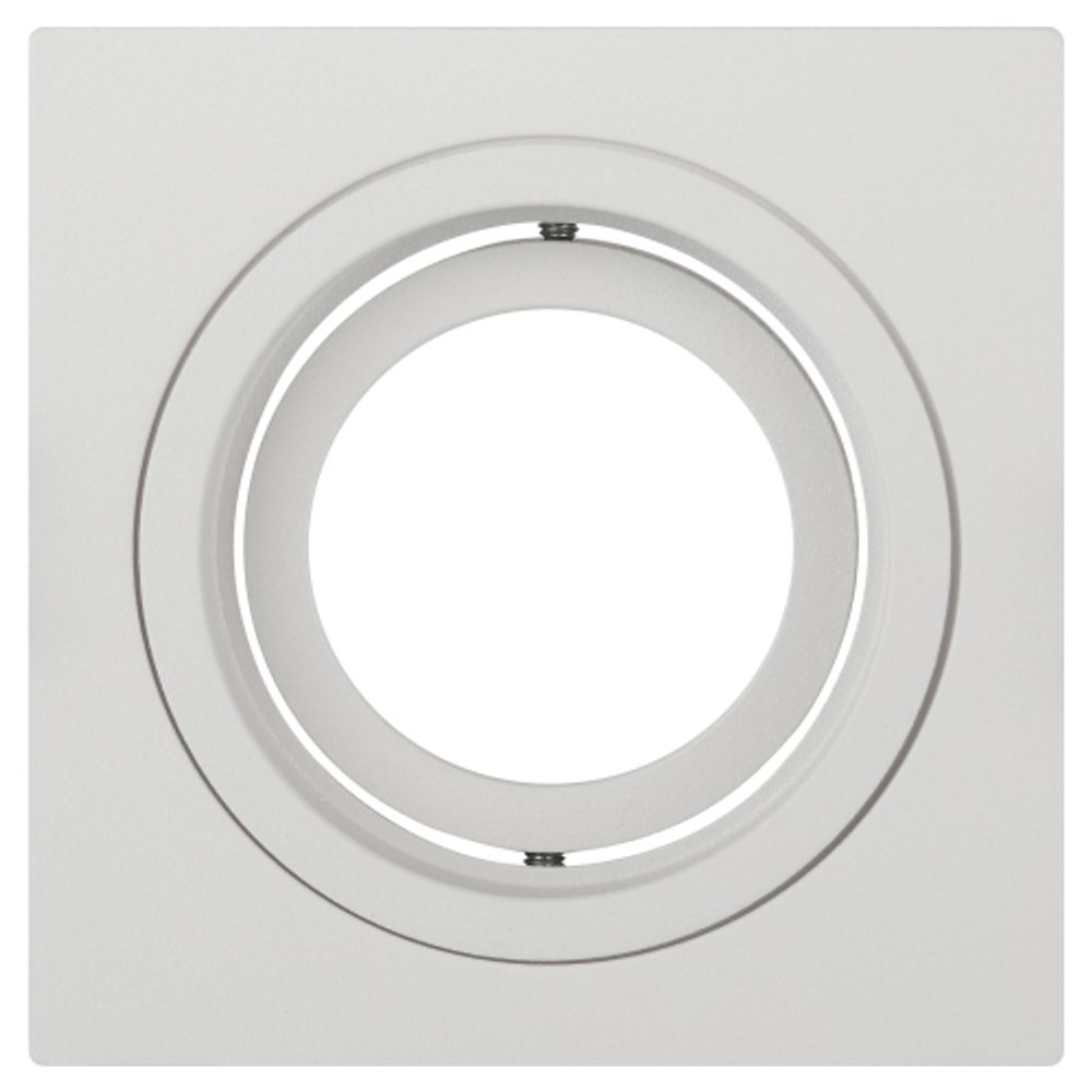 Встраиваемый светильник алюминиевый ЭРА KL85 WH MR16/GU5.3 белый | Алюминиевые встраиваемые светильники