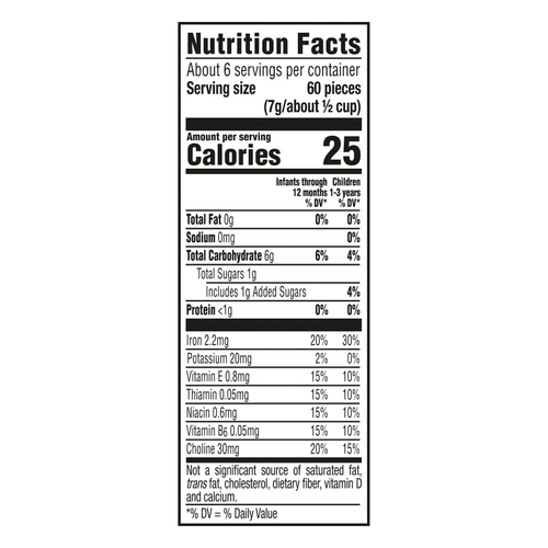 Gerber, Puffs, злаковые подушечки, для малышей от 8 месяцев, вкус персика, 42 г (1,48 унции)