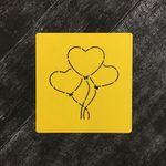 Связка шариков №2 Сердечки