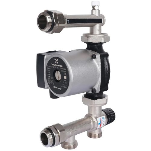 Насосно-смесительный узел Stout SDG-0120-005001 с термостатич. клапаном насосом Grundfos UPSO 25-65