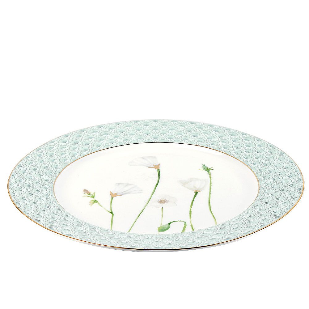 Тарелка "Sensuelle" d=26,5см (фарфор) (min6) (транспортная упаковка)