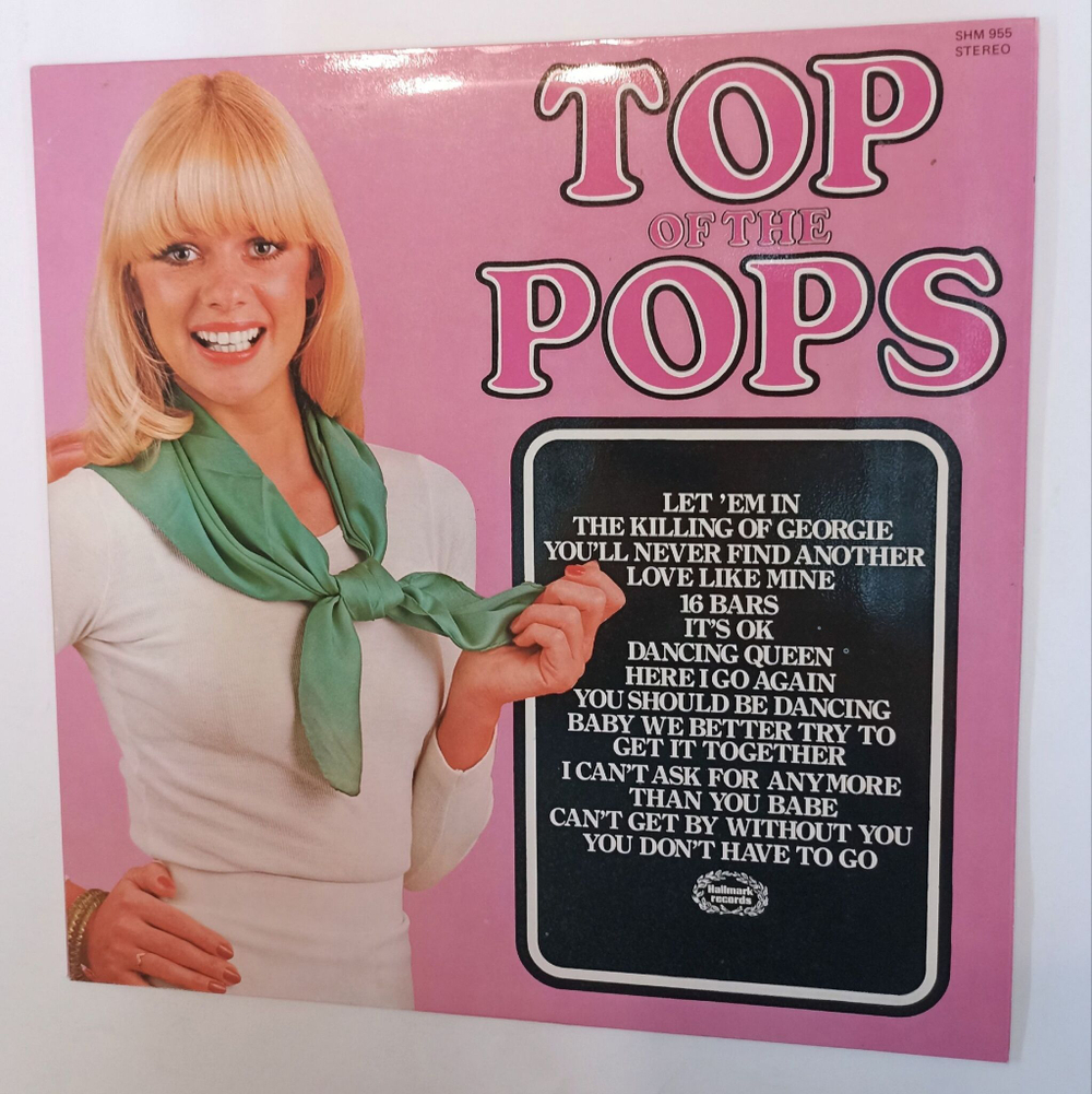 Винтажная виниловая пластинка LP Top Of The Pops Volume 54 (UK 1976)