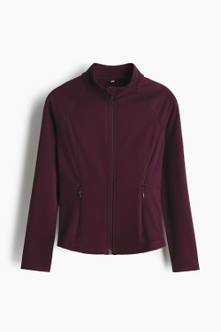 H&M Спортивная куртка DryMove™, бургунди